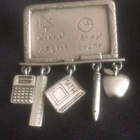 Vintage | Jewelry | For Your Favorite Math Teacher From Jj Brooch ...